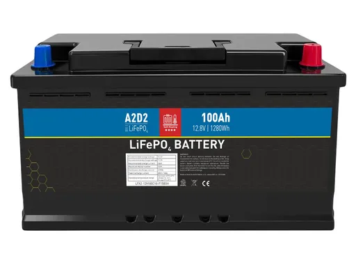 A2D2 batéria LiFePO4 12,8V 100Ah F15 SELF-HEAT Car Battery Case (Gotion cells)