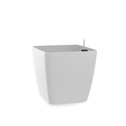 Flower Lover Samozavlažovací kvetináč Quadrato matt biela, 24 cm, 24 cm