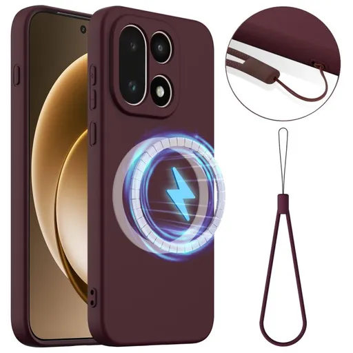 RUBBER MAGSAFE Silikónový kryt pre OnePlus 15 PLUM