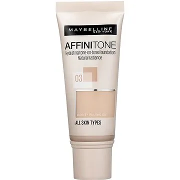 MAYBELLINE NEW YORK Affinitone Foundation 03 Light Sand Beige 30 ml (3600530427451)