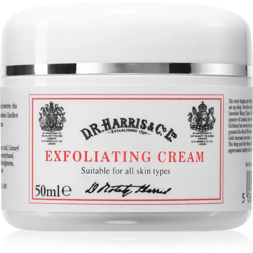 D.R. Harris Exfoliating Cream čistiaci peeling na tvár pre mužov 50 ml