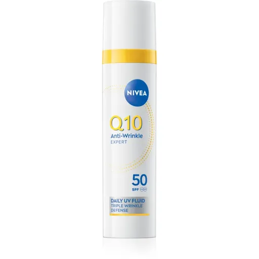 NIVEA Q10 Anti-Wrinkle ultra ľahký fluid SPF 50 40 ml