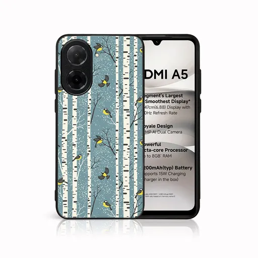 MY ART Kryt s vianočným dizajnom Xiaomi Redmi A5 BIRCH (072)