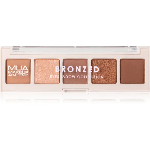 MUA Makeup Academy Eyeshadow Collection paletka očných tieňov odtieň Bronzed 3.8 g