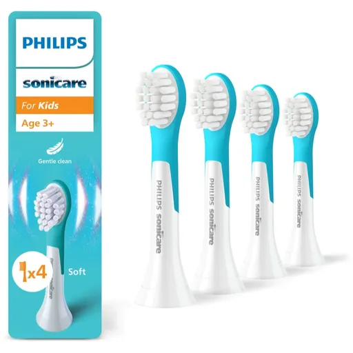 Philips Sonicare For Kids Mini 3+ HX6034/90 náhradné hlavice na zubnú kefku 4 ks