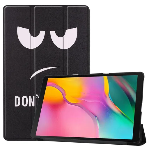 ART Zaklápacie puzdro pre Samsung Galaxy Tab A 10.1 2019 (T515 / T510) DON´T TOUCH
