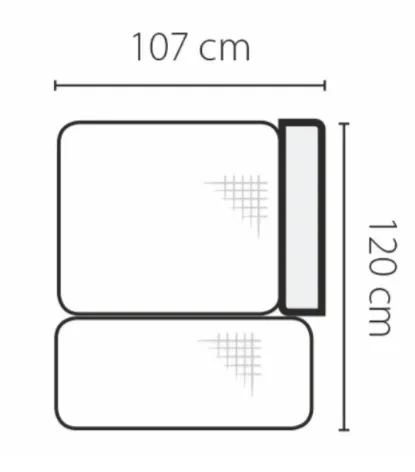 Stagra Rohová sedacia súprava GENOVA na vyskladanie Rohová sedacia súprava Genova: OP