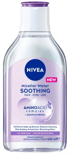 NIVEA SOOTHING - Upokojujúca micelárna voda pre citlivú pleť (0,4 L)