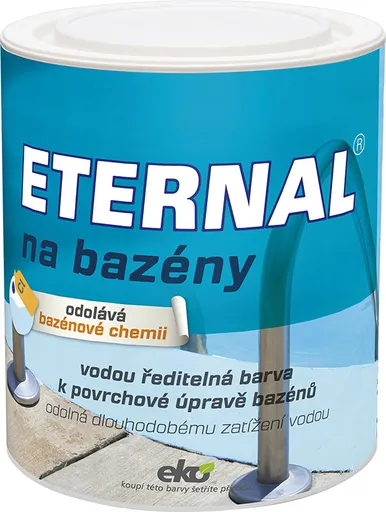 AUSTIS ETERNAL na bazény - betónové, plastové, kovové 1 kg svetlo modrá