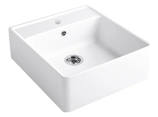 VILLEROY & BOCH VILLEROY & BOCH - Keramický drez Single-bowl sink White alpin modulový 595 x 630 x 220 bez excentra 632061R1