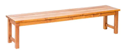 DEOKORK Teaková lavica GIOVANNI 158 × 40 × 45 cm