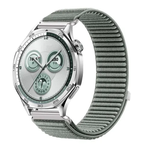 NYLON Univerzálny remienok pre smart hodinky - šírka 18mm GREY-GREEN