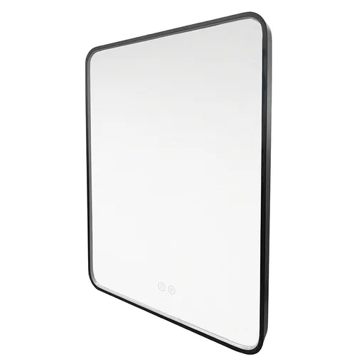 Mereo Zrkadlo hranaté 60x80 cm, LED osvetlenie a odhmlievanie CN171