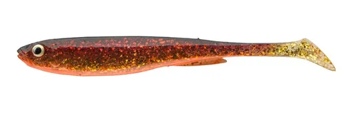 Daiwa gumová nástraha grandwave slim shady sea golden flake - 13,5 cm