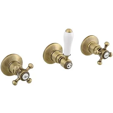 REITANO RUBINETTERIA ANTEA podomietková sprchová batéria, 2 výstupy, bronz SET305-106