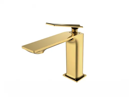 BESCO - Stojanková umývadlová batéria ASPIRA II zlatá BABUAIIZL