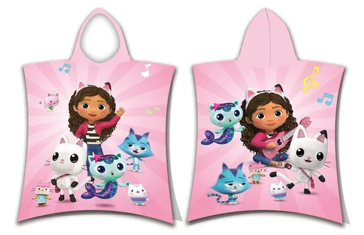 Jerry Fabrics Detské pončo-osuška - Gabby's Dollhouse