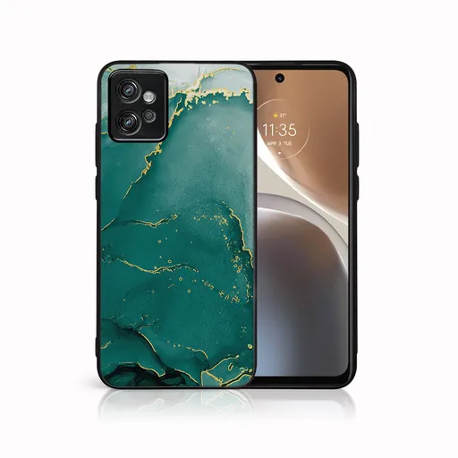 MY ART Ochranný kryt pre Motorola Moto G32 GREEN MARBLE (145)