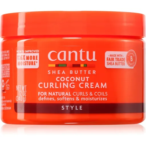 CANTU Shea Butter Curling Cream krém na vlasy pre fixáciu a tvar 355 ml