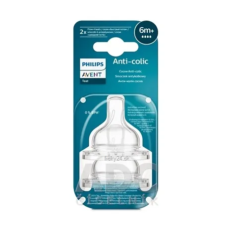 AVENT Cumlík na fľašu Anti-colic 4