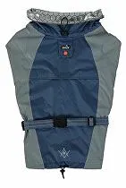 Nepremokavý oblek pre psov BIVOUAK modrý 55cm Zolux