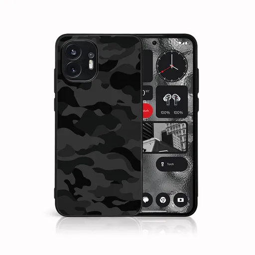 MY ART Ochranný kryt pre Nothing Phone 2 BLACK CAMO (234)