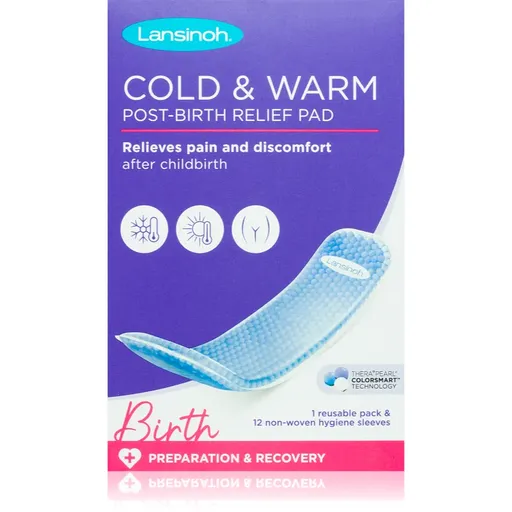 Lansinoh Cold & Warm Post-birth Relief Pad opakovane použiteľná popôrodná vložka 1 ks