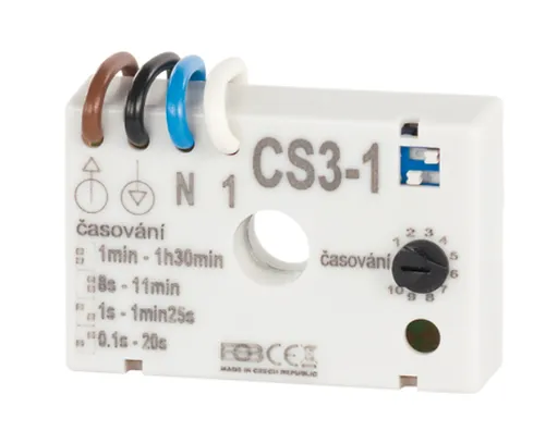 Časový spínač ELEKTROBOCK CS3-1 pre ventilátory