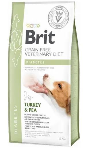 Brit Veterinary Diets GF dog Diabetes granule pre psy 12 kg