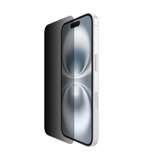 Belkin SCREENFORCE™ Invisiglass Privacy Anti-Microbial ochranné privátne sklo pre iPhone 16 / 15 / 14 Pro
