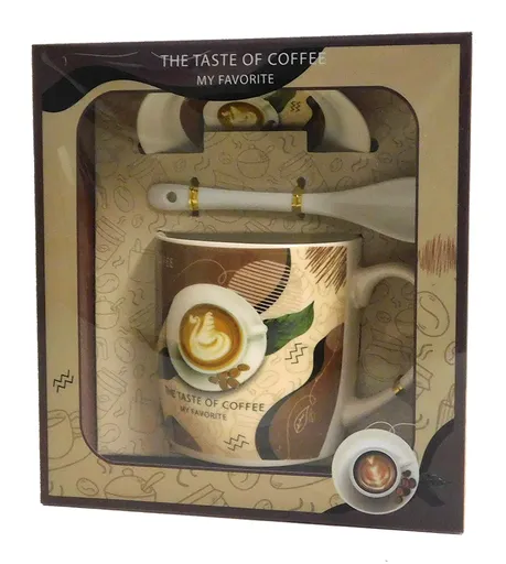 MAKRO - Hrnček dekor káva sada