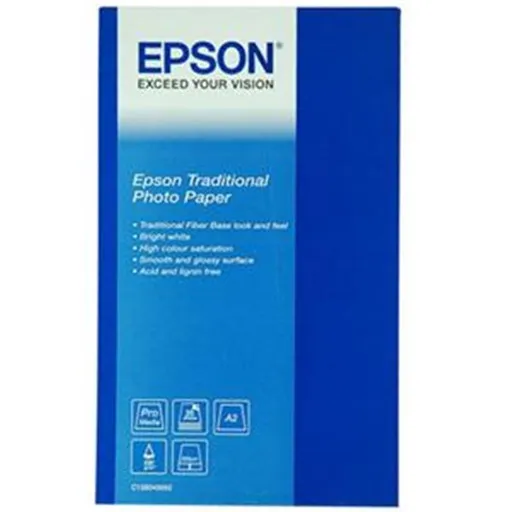 Epson Traditional Photo Paper S045052 C13S045052, 330 g/m2, A2, 25ks, saténový, biely, foto papier