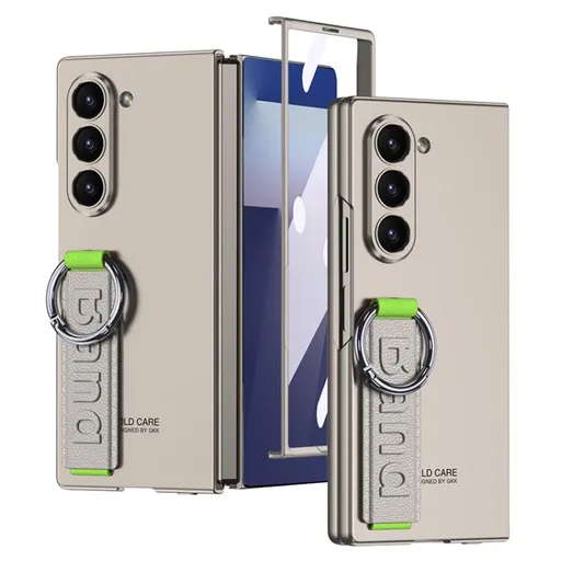 GKK BAND Ochranný kryt s držiakom Samsung Galaxy Z Fold7 5G TITANIUM GREY