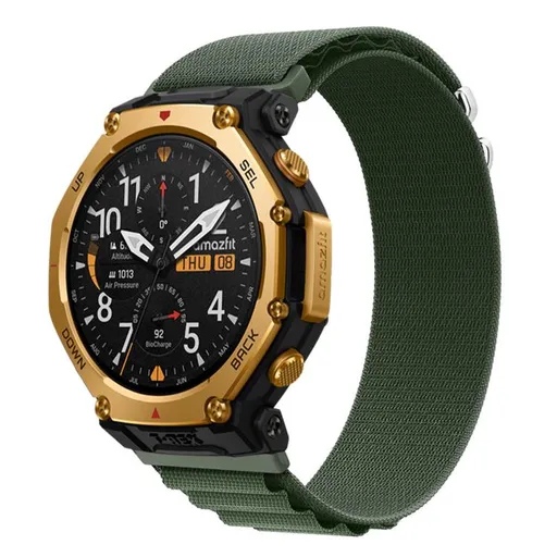 NYLON Vymeniteľný remienok pre Amazfit T-Rex 3 Pro 48mm zelený