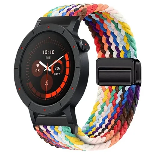 BRAIDED Nylonový remienok pre CMF Watch 3 Pro RAINBOW