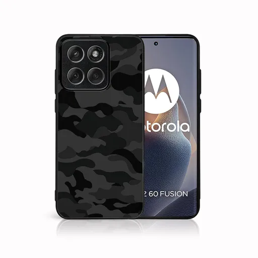 MY ART Ochranný kryt pre Motorola Edge 60 / Edge 60 Fusion BLACK CAMO (234)