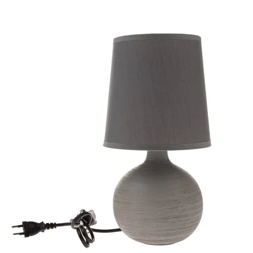 Keramická stolná lampa Grafit, 29 cm, šedá