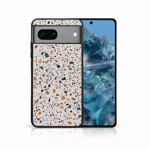 MY ART Ochranný kryt pre Google Pixel 8 BEIGE TERRAZZO (162)