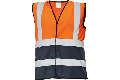 LYNX DUO vesta oranžová/navy M