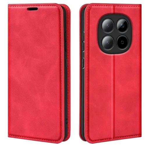 MAGNETIC Zaklápací kryt pre Xiaomi Redmi Note 15 Pro+ 5G / POCO M8 Pro 5G červený