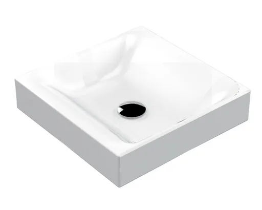 KERASAN - CENTO keramické umývadlo na dosku 45x45cm, biela 354401