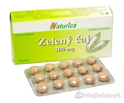 Naturica ZELENÝ ČAJ 300 mg 30 ks