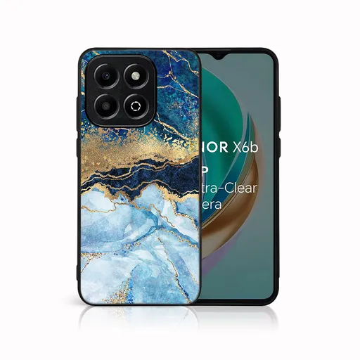 MY ART Ochranný kryt pre Honor X6b BLUE MARBLE (141)