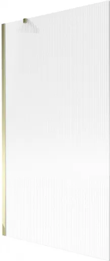 MEXEN/S - Next vaňová zástena FIX 100 x 150, prúžky, zlatá 895-100-000-00-09-50