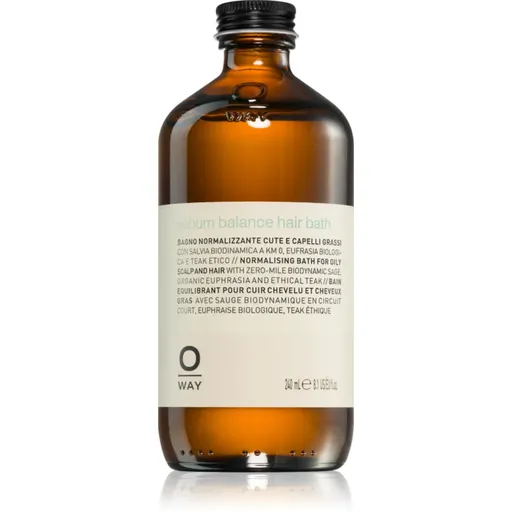 Oway rebalancing jemný kúpeľ pre mastné vlasy a vlasovú pokožku 240 ml