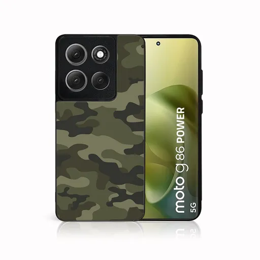 MY ART Ochranný kryt pre Motorola Moto G86 Power 5G GREEN CAMO (235)