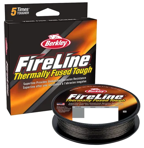 Berkley splietaná šnúra fireline fused original smoke 300 m - 0,25 mm 18,4 kg