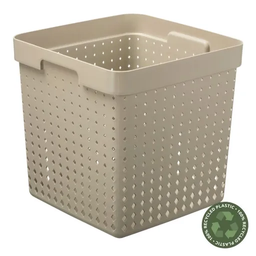 PLAST TEAM - Košík úložný 21l béžový Seoul