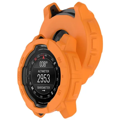 TPU HALF COVER Kryt pre Garmin Instinct 3 45mm oranžový