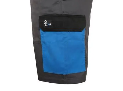 Kraťasy CXS PHOENIX ZEFYROS, pánske, šedo-modré, veľ. 64